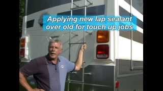 RV MaintenenceApplying Lap Sealant [upl. by Zorah]