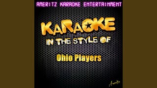 Love Rollercoaster In the Style of Ohio Players Karaoke Version [upl. by Aneelas10]