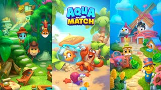 Aqua Match Dive into Jungle amp Farm Aquariums [upl. by Tessil384]