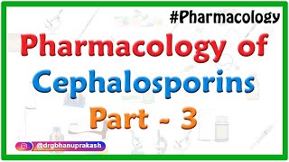 Pharmacology of Cephalosporins  Classification  spectrum of activity and clinical use  Part 3 [upl. by Bihas]