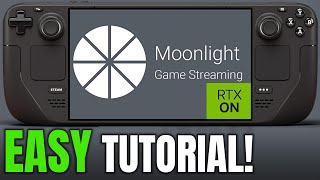 Play ANY PC Game on Steam Deck Remotely with Moonlight  BEST Quality and Latency TUTORIAL [upl. by Olwena]