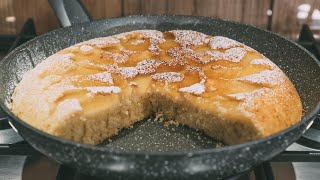 TORTA DI MELE IN PADELLA IN POCHI MINUTI E SENZA FORNO PREPARI UNA TORTA CHE PIACE A TUTTI [upl. by Edroi195]