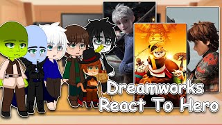 Dreamworks Hero React to Hero DreamWorks Gacha Club  Full Video [upl. by Eillime]