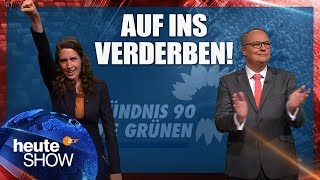 Die Grünen müssen Jamaika wagen  heuteshow vom 22092017 [upl. by Atilrak785]