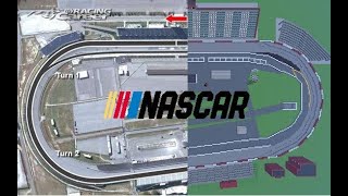 How I Build Minecraft NASCAR Tracks [upl. by Ytima]