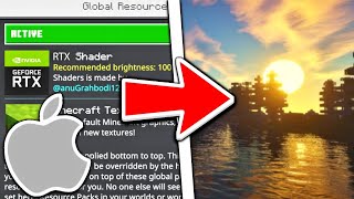 How To Run Shaders For MCPE 119 IOS Devices [upl. by Isteb]