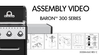 Baron 320 Assembly  Broil King  North America [upl. by Mazman]