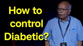 How to control diabetic which therapy is good Dr B M Hegde explains [upl. by Mahgem]