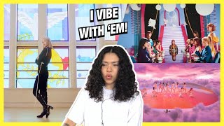 FIRST TIME REACTING TO IZONE Panorama FIESTA amp Secret Story Of The Swan MV  REACTION [upl. by Borg]