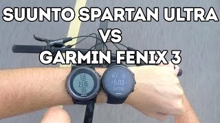 Suunto Spartan Ultra vs Garmin Fenix 3 [upl. by Africa]