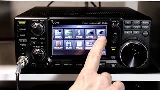 Icom IC7300 A to Z 42 SWR Graphing Function [upl. by Rosette]