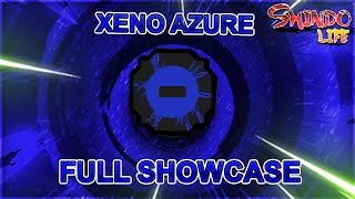 Xeno Dokei Azure Bloodline Full Showcase Shindo Life  Rellgames [upl. by Rihsab]