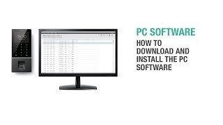 PC Software  Downloading and installing the software [upl. by Shanna538]