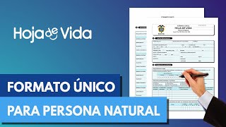 Cómo llenar el Formato Único de Hoja de Vida Persona Natural 2024 Editar en Word [upl. by Ergener74]