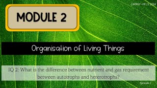 Module 2 Episode 2 Plant Structure Transport and Gas Exchange [upl. by Fons]