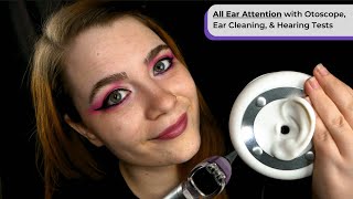 💫 All Ear Attention  Ear Cleaning Whispered Hearing Tests Ear Massage 👂 ASMR Soft Spoken RP [upl. by Allets]