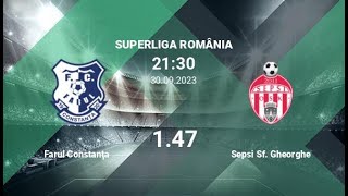 FC Farul Constanța vs FC Sepsi OSK  Superliga  30092023  COMENTARIU LIVE [upl. by Sorvats]