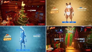 Fortnite Christmas Presents 2019 vs 2022 [upl. by Norehs]