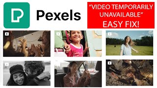 Pexels Video Download Problem FIX  Pixabay Too [upl. by Dlareme]