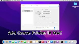 Add Canon LBP2900 Printer in MAC [upl. by Puett]