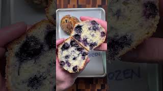 The Difference Between Using Fresh vs Frozen Blueberries in Muffins baking [upl. by Arocat254]