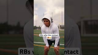 Running backs who like contact‼️🤣 nfl footballshorts americanfootball [upl. by Yeltneb]