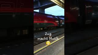 Zug macht Musik dir Tonleiter des ES64 U2 von Siemens als ÖBB 1116 [upl. by Ayrotal305]