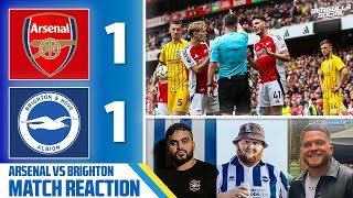 Reckless Rice Gets Cooked As We Get A Point At The Emirates  ARSENAL 11 BRIGHTON  MATCH REACTION [upl. by Ttenyl]