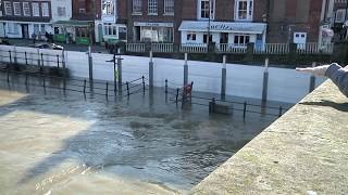 Bewdley Floods  River Severn  29th Feb 2020 [upl. by Nahoj]