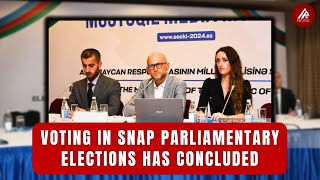 Voting in snap parliamentary elections has concluded [upl. by Emlynn]