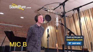 87Style Male Vocal Mic Shootout Warm Audio WA87 vs Neumann U87Ai vs Peluso P87 [upl. by Lello]