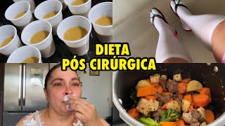 SEGUNDO DIA APÓS A CIRURGIA BARIÁTRICA  DIETA LIQUIDA NO PÓSOPERATÓRIO [upl. by Eadahc]