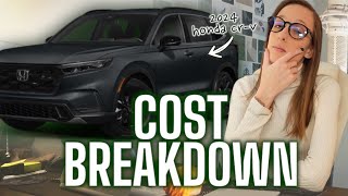 Honda CRV 2024  Cost to Own  Affordability Analysis [upl. by Ellicec494]