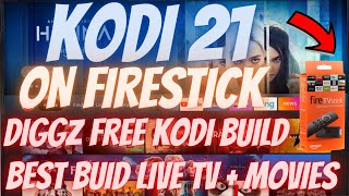 💥 HOW TO INSTALL NEWEST KODI 21 DIGGZ XENON BUILD ON FIRESTICK💥 [upl. by Rowena]