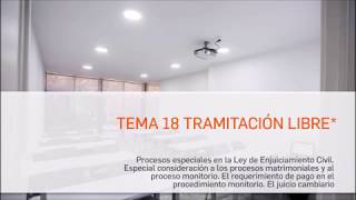 Auxilio Judicial y Tramitación Procesal  CLASE GRATIS  Tema 18 Parte 1 [upl. by Eiralav]