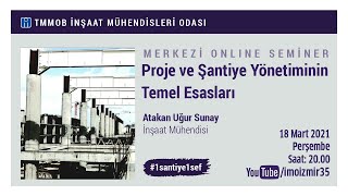 Proje ve Şantiye Yönetiminin Temel Esasları [upl. by Elamor92]