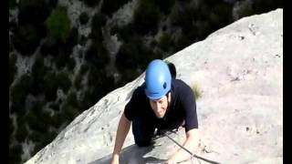 Robin Brooke  climbing the amazing Wide is Love Verdon Gorgewmv [upl. by Esyned]