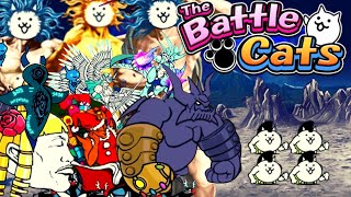 The Battle Cats  All Story Bosses [upl. by Adnihc]