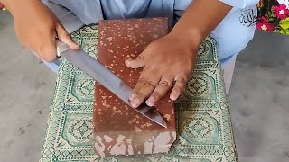 How To Sharpen Knives  Professionally  Urdu  Part1 [upl. by Gnod871]