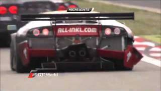 FIA GT1 World Championship  Round 6  Nurburgring  Championship Race highlights  GT World [upl. by Ahsenauj]