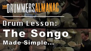 Drum Set Lesson The Songo Groove Made Simple [upl. by Lezned]