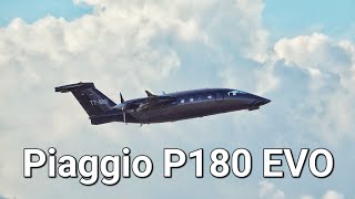 Piaggio P180 Avanti EVO Takeoff World’s Fastest Turboprop [upl. by Ikcir]