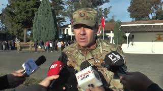 Voluntarios se presentan al Servicio Militar Obligatorio en el Destacamento Arauco de Osorno [upl. by Tobin]