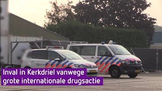 Inval in Kerkdriel vanwege grote internationale drugsactie [upl. by Amadeus]