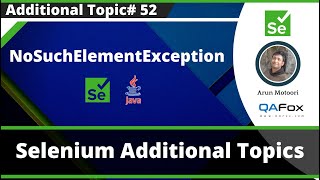 NoSuchElementException  Different Reasons for getting this exception during Selenium Automation [upl. by Ashleigh]