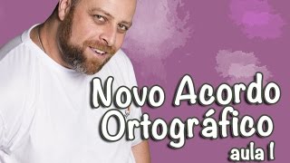 Novo Acordo Ortográfico  Parte 1 Prof Noslen [upl. by Adnohsirk271]