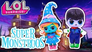 SUPERMONSTRUOS 🧛DRAC y KATYA 🧙Serie NETFLIX en MUÑECAS LOL SorpresaTransformaciones Fantásticas [upl. by Esimaj]