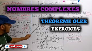 Exercices Nombres complexes 2 bac sm Théorème de OLER الاعداد العقدية [upl. by Ariahaj]