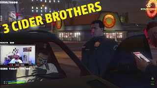 Summits Cop Rides with Bustin amp Deepin Cider and makes some Traffic Stops HILARIOUS  Prodigy RP [upl. by Sitruk]