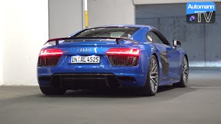 2017 Audi R8 V10 PLUS 610hp  pure SOUND 60FPS [upl. by Lehet]